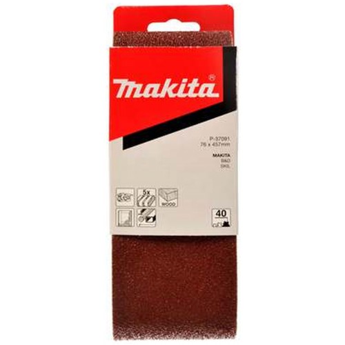 Makita P-37116 Schleifband 457x76mm K80 5stk